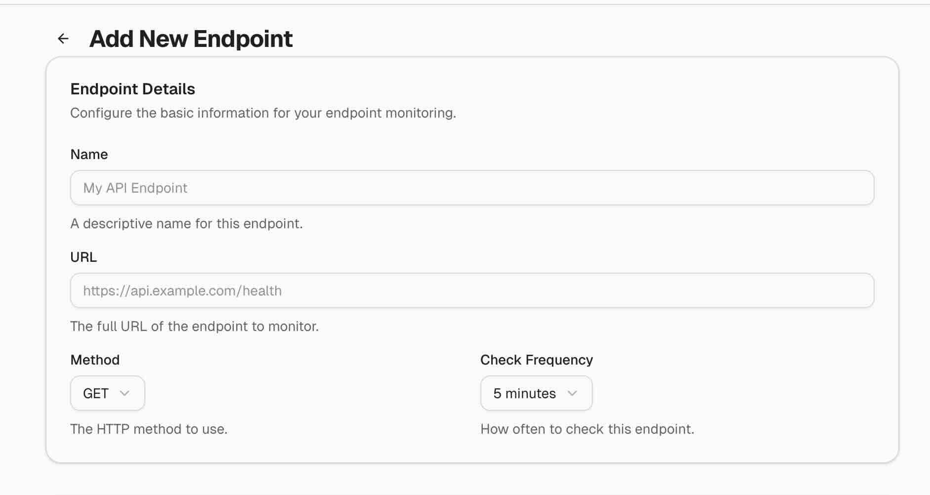 Step 1 - Add endpoint